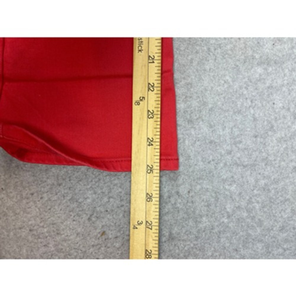 Lucky Brand Sweet 'N Crop Pants Women's 8 Red Logo Accents Tapered Leg Causal - Picture 5 of 11
